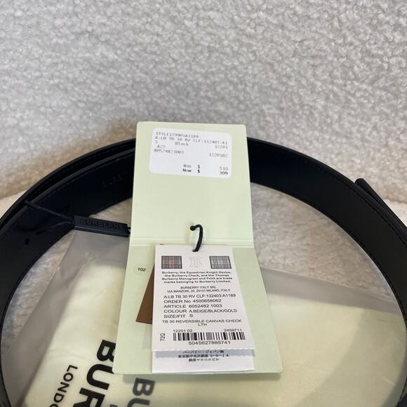 - Burberry TH logo belt NWT L - Picture 3 of 4